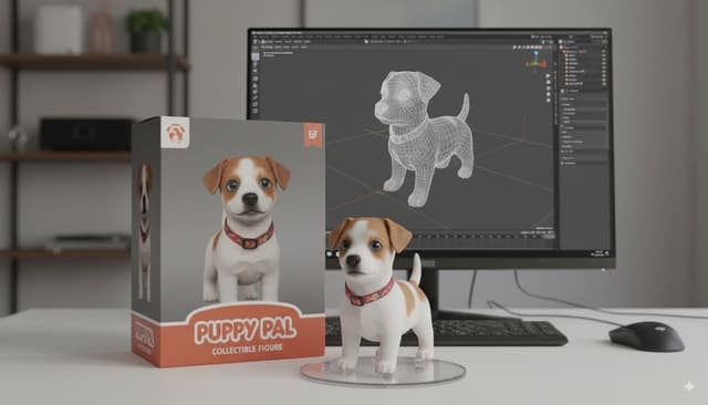 3D figurine creation - after